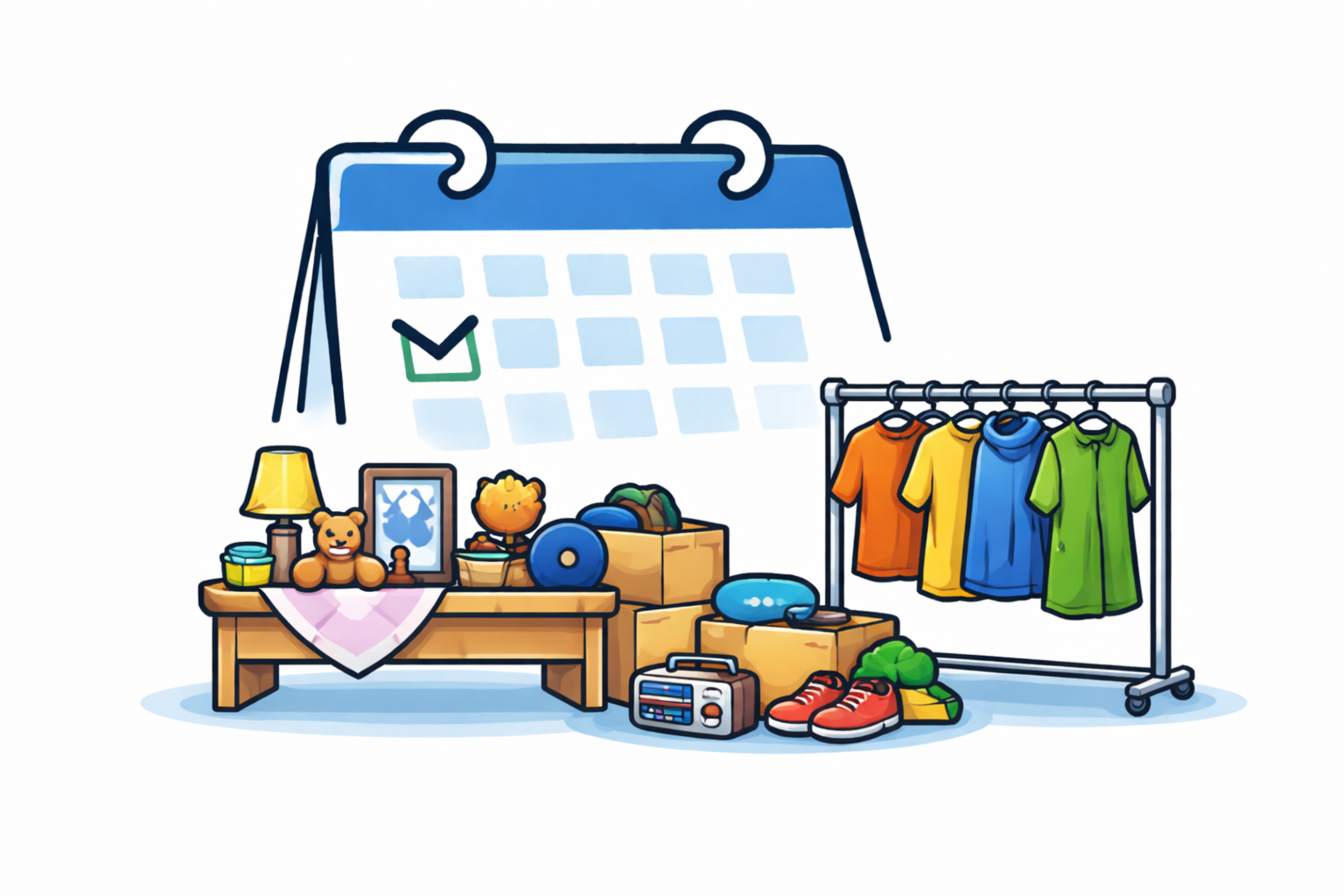 Inscriptions pour le vide grenier du 7 juin | Agenda du quartier