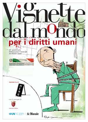 Dessins de presse pour les Droits Humains