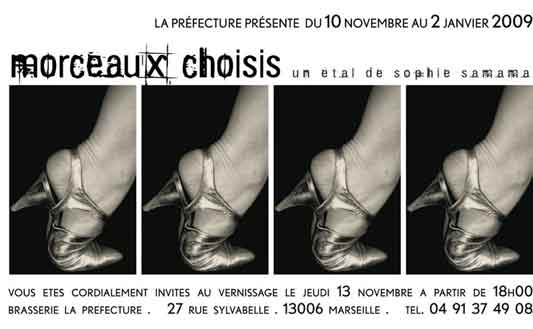 «morceaux choisis», Sophie Samama