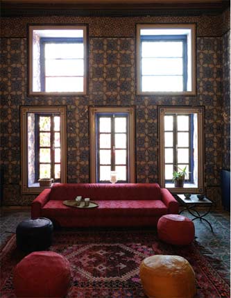 C’est une chambre bleue…