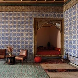 C’est une chambre bleue…