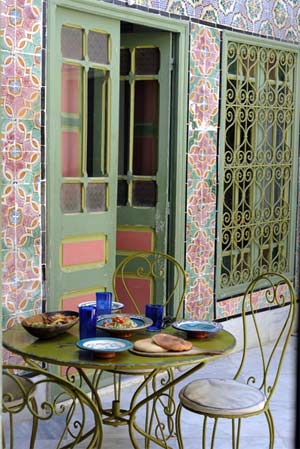 C’est une chambre bleue…