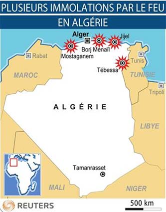 Immolations en Algérie, le feu, jusqu’où? 