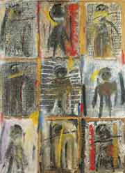 «Errances», les couleurs et matières vagabondes de Fouad Naïm