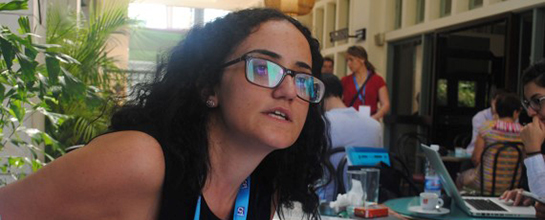 //Lina Atallah, rédactrice en chef de Mada Masr. | Nejma Rondeleux pour le HuffPost Algérie