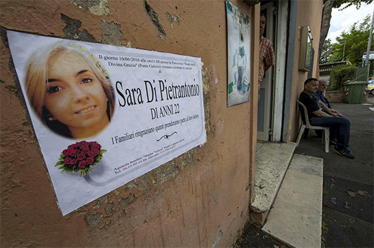 Féminicide: meurtres à l’italienne | Féminicide, Sara di Pietrantonio, femmes assassinées, Fabio Piacenti, Silvia Acquistapace, Vatican, Andreina Baruffini