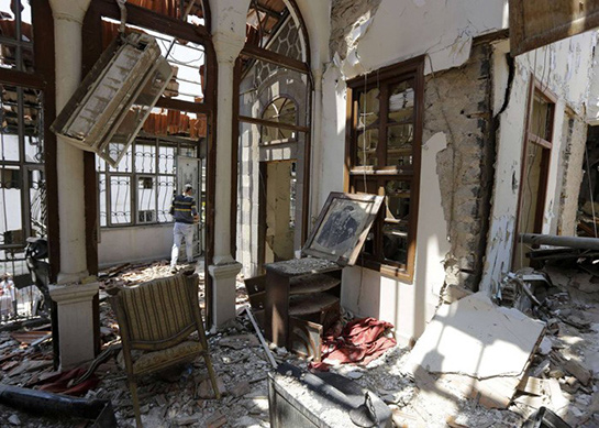 //Eglise Sainte-Marie de la Sainte Ceinture Homs - (© Al-Arab)