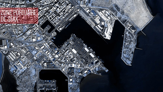 //Le port de Sfax. Crédit image: Malek Khadhraoui