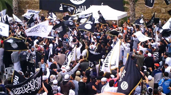 //En mai 2012, l’organisation Ansar Chariaa avait organisé sont premier congrès à Kairouan. Plus de 5000 partisans s’y seraient rendus, d’après les chiffres du ministère de l’Intérieur. Photo publiée par Ansar Chariaa sur les réseaux sociaux. 