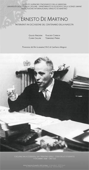 Ernesto De Martino: centenario della nascita
