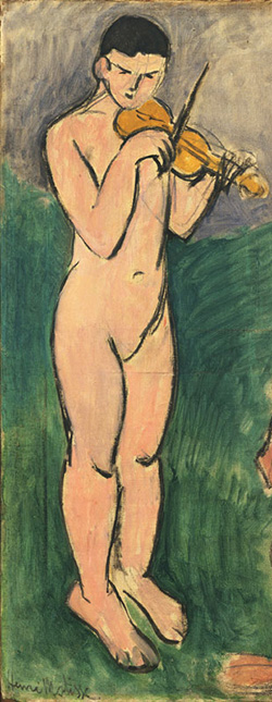 Henri MATISSE - La Musique (esquisse), 1907 Huile et fusain sur toile, 73,4 × 60,8 cm