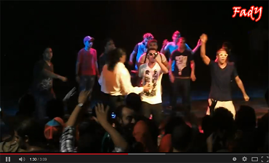 //Una parte del concerto del di Okka & Ortega al Teatro Geneina