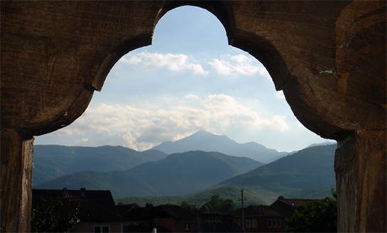 //Panorama da una kulla (Foto Kosovo Bradt)