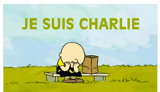 //Una vignetta dei Peanuts modificata dal giornalista britannico Magnus Shaw