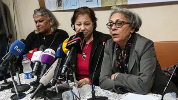 //Aida Seif el-Dawla , Suzan Fayyad e Magda Adly cofondatrici di “El Nadeem Center for Rehabilitation of Victims of Violence. (AP Photo/Mohamed el Raai)