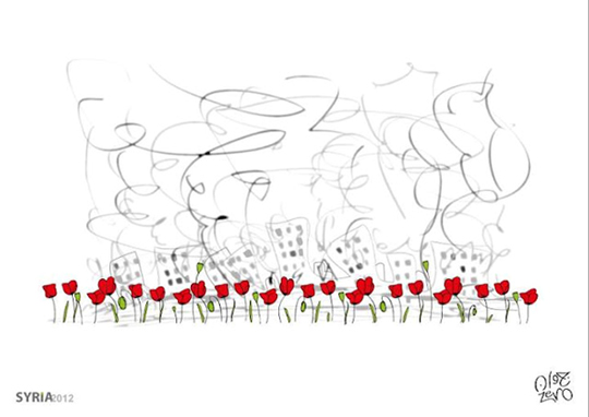 //Syria 2012, JuanZero Caricaturist
