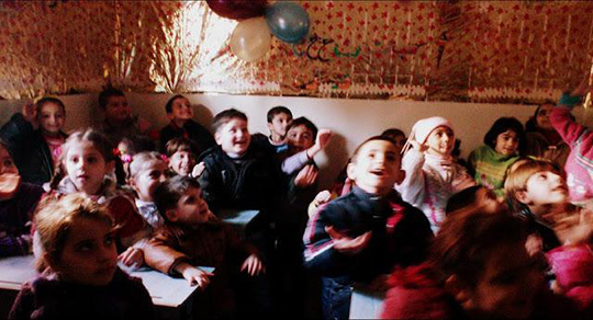 //Aleppo, alunni della scuola di Mashhad
