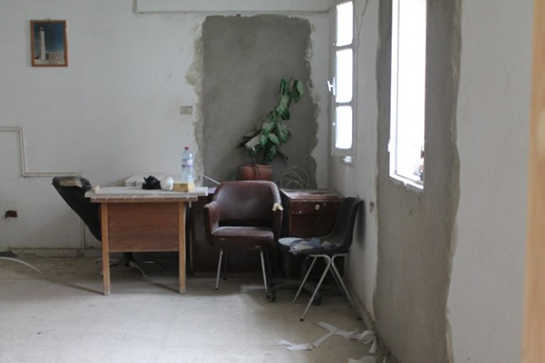 //Lavori negli uffici comunali d'El Guettar (Photo: Rafika Bendermel - Tunisie Bondy Blog)