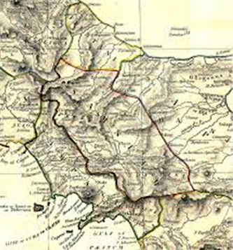 //Il Sannio secondo l'Historical Atlas di W.R. Shepherd (1911)