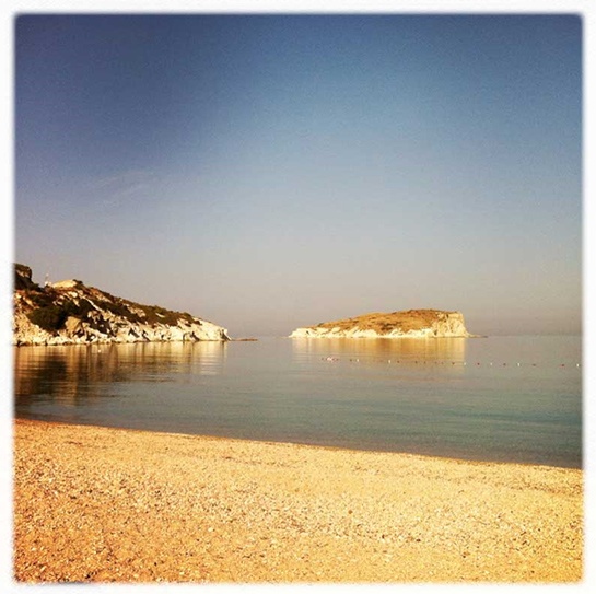 //Sulla spiaggia di Foca