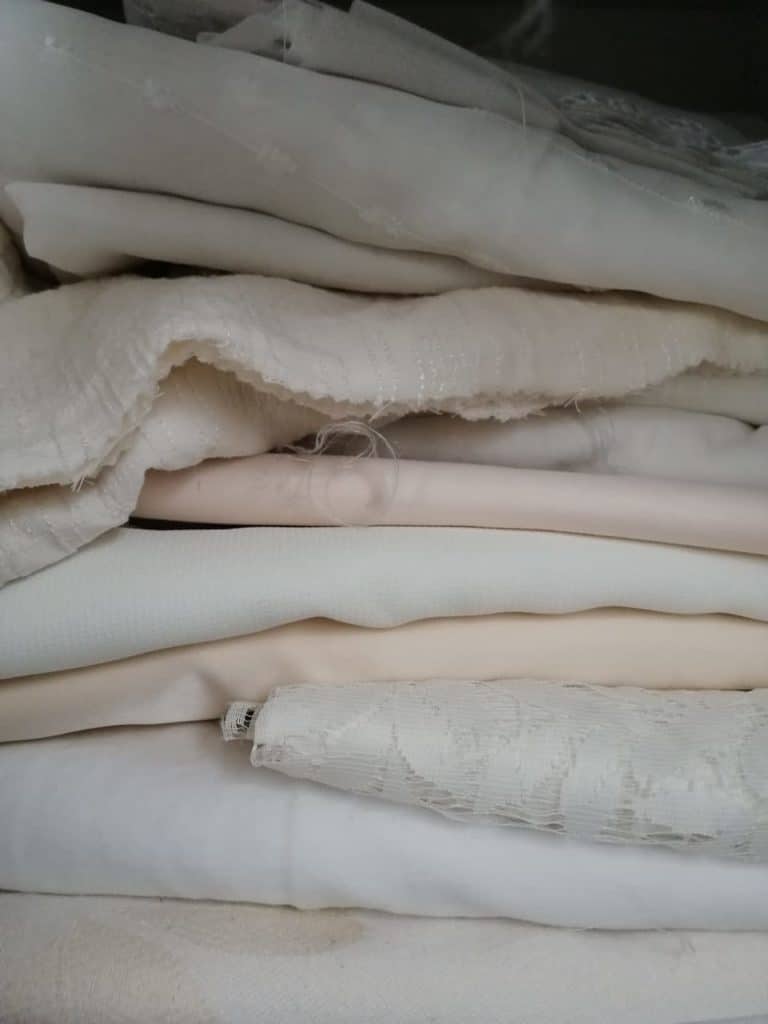 Vente spéciale mercerie tissus couture recyclerie au bonheur des bennes Saint-Nazaire 44