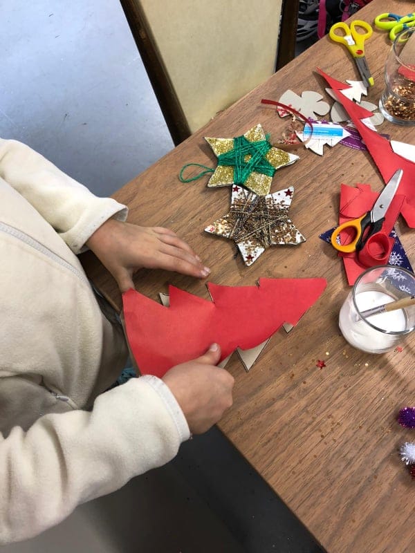 Créations de noël réemploi recyclerie au bonheur des bennes saint nazaire 44