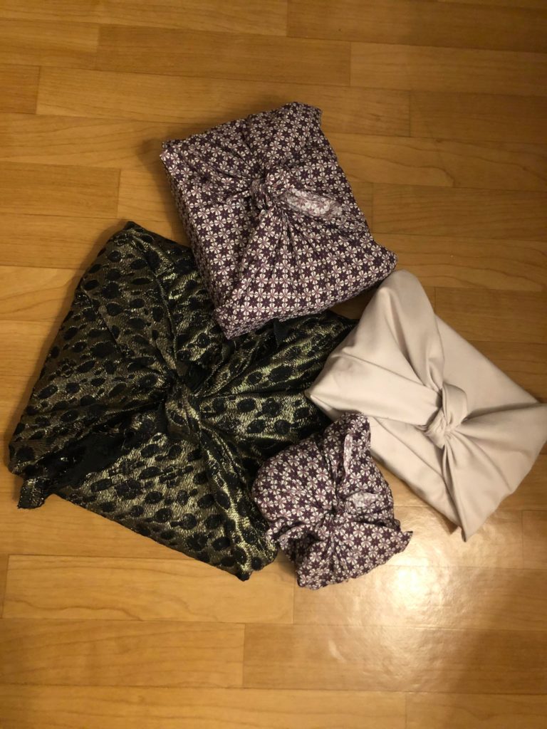 Emballage furoshiki japonaise zero dechet ecoresponsable au bonheur des bennes saint nazaire 44