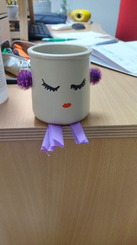 Atelier anniversaire bonhomme en lentilles réemploi recyclerie au bonheur des bennes saint nazaire 44