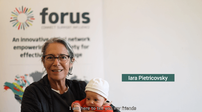 Iara Pietricovsky message to the Forus network | Forus
