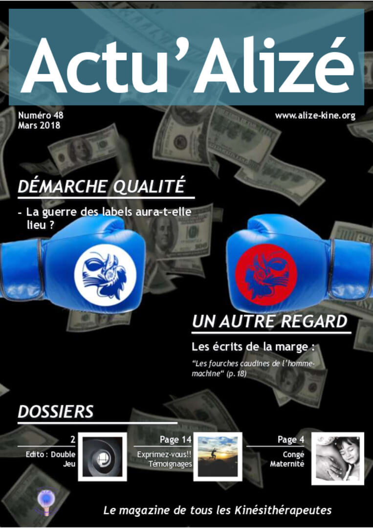 Actu’Alizé n°48 | Alizé - Syndicat de kinésithérapeutes