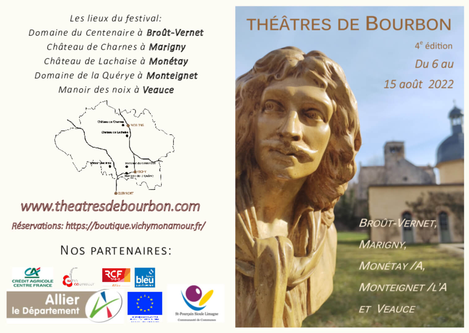 Flyer 2022 - Recto | Théâtres de Bourbon