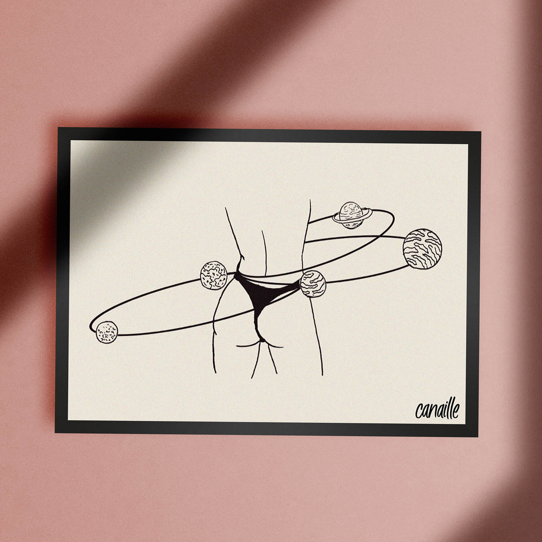 Affiche - Hoola Hoop | Canaille Illustration