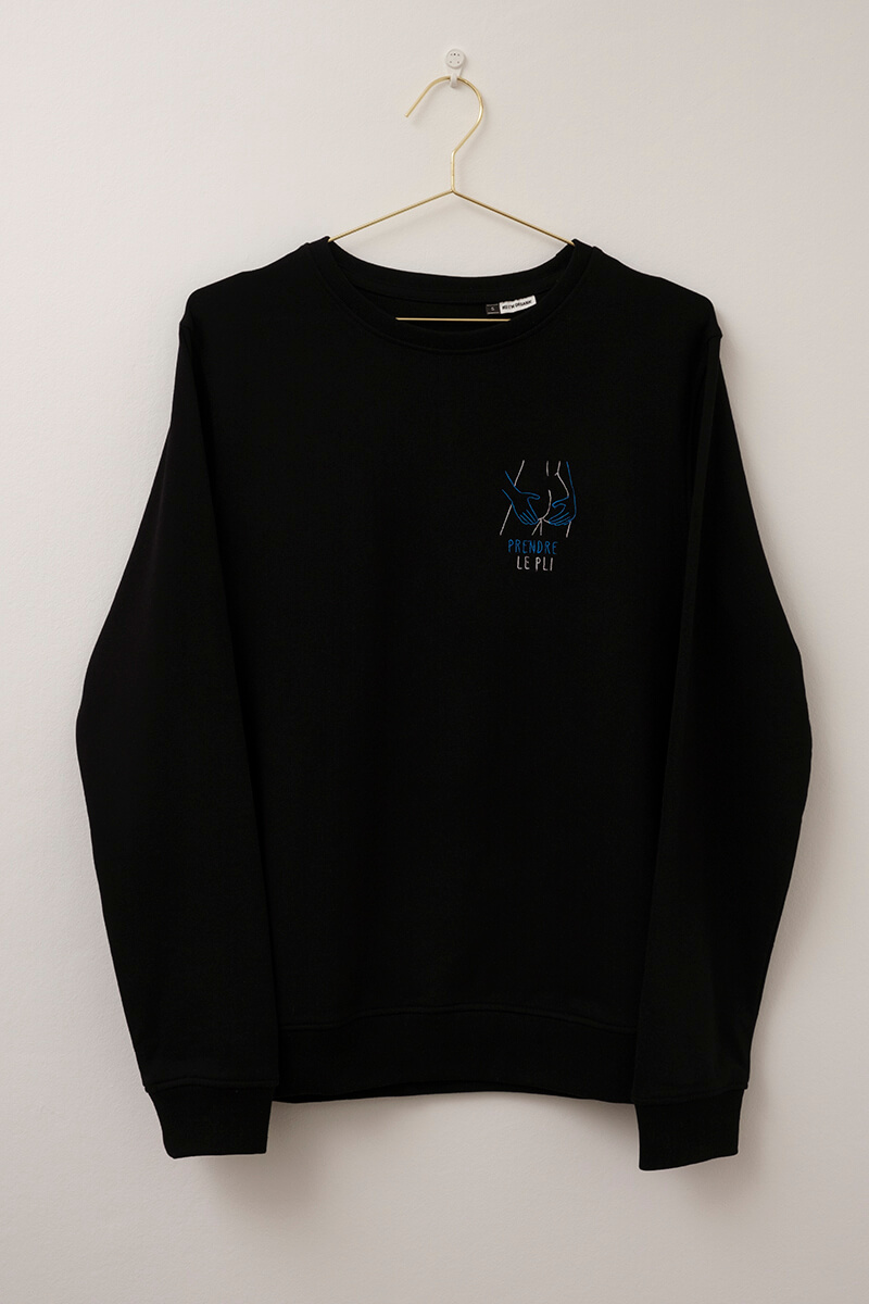 sweat shirt - prendre le pli | Canaille Illustration