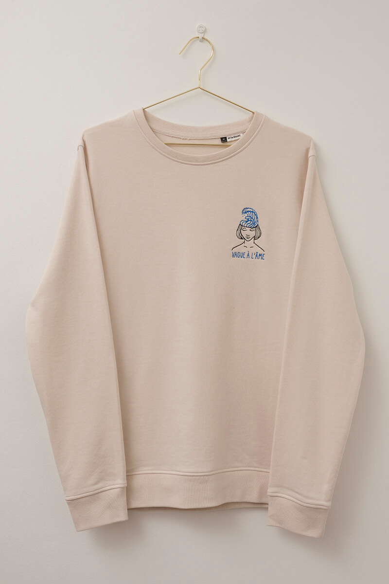 Sweat shirt - Vague à l'âme | Canaille Illustration