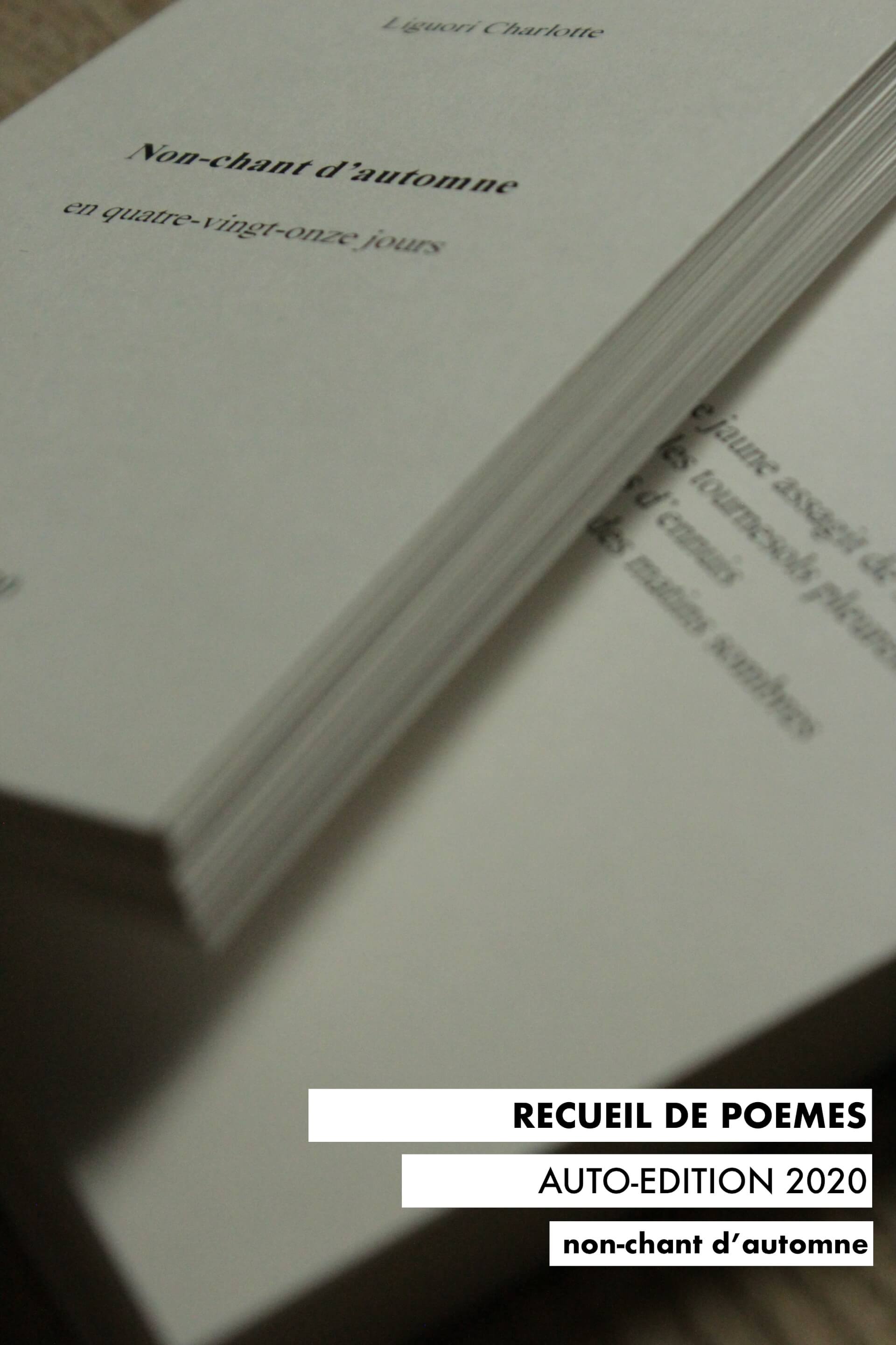 Recueil de Poèmes | liguori charlotte