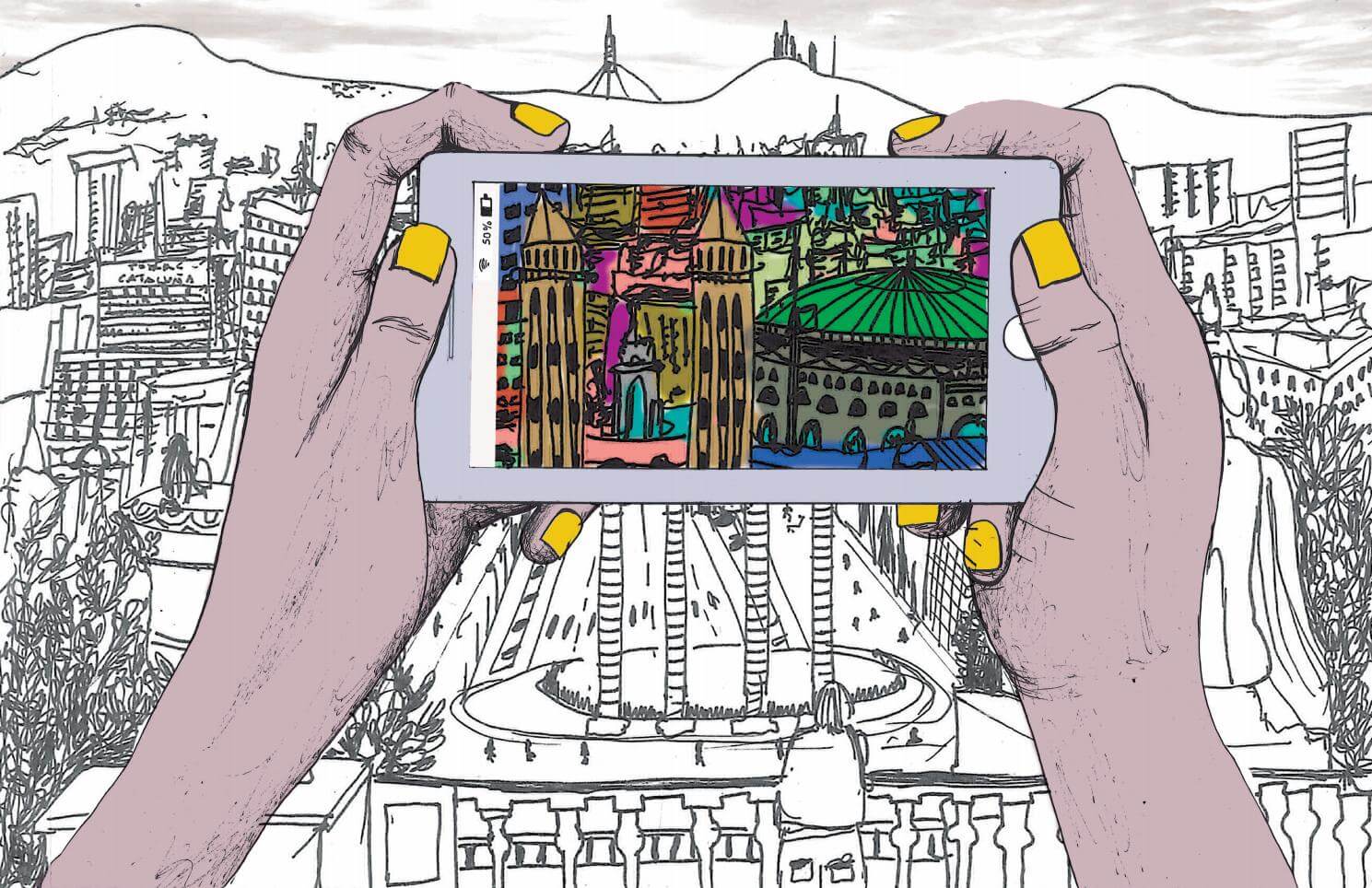Bcn selfie | Liana Perez
