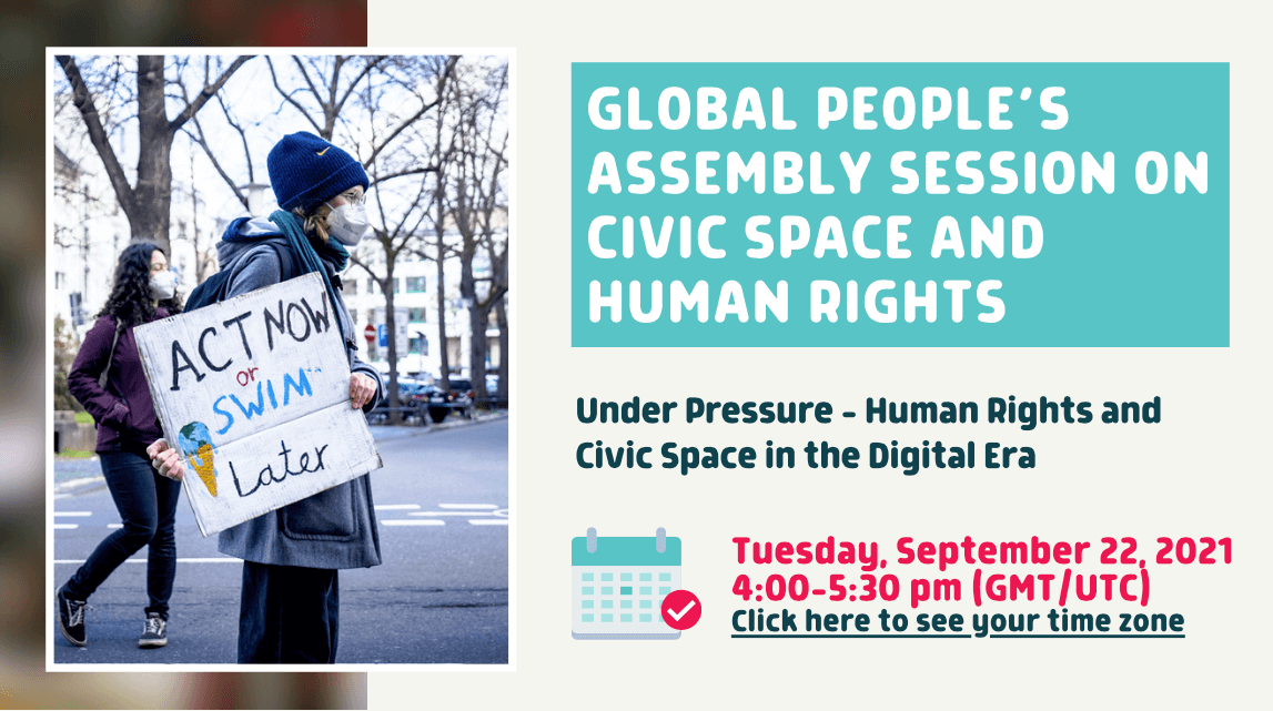 Global People's Assembly Session on Civic Space and Human Rights | Forus