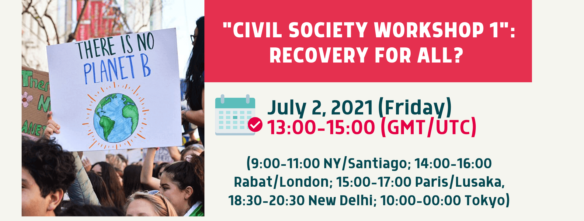 Civil society workshop 1: Recovery for all | Forus