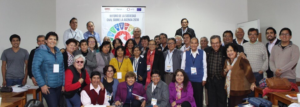Articulating and strengthening strategic sectors of Civil Society through alliances for monitoring and advocacy for the implementation of the 2030 Agenda in Peru | Forus