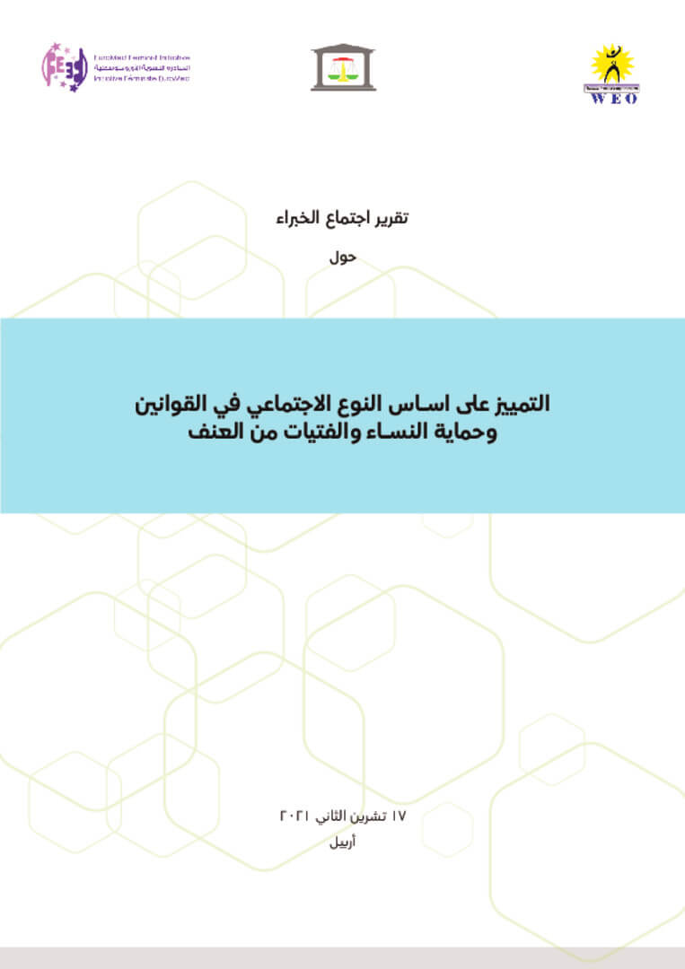 توصيات: التمييز على اسـاس النوع الاجتماعي في القوانين وحماية النسـاء والفتيات من العنف | EFI - EuroMed Feminist Initiative