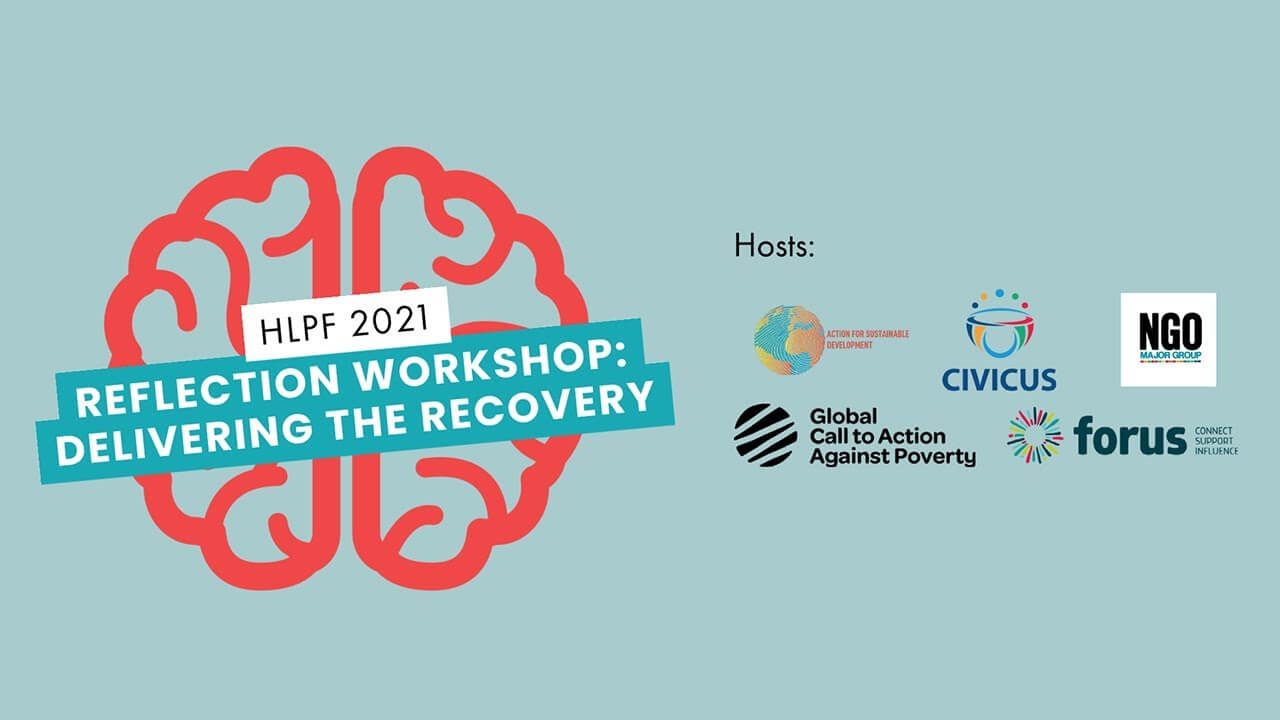 Reflections from HLPF 2021 and delivering the recovery