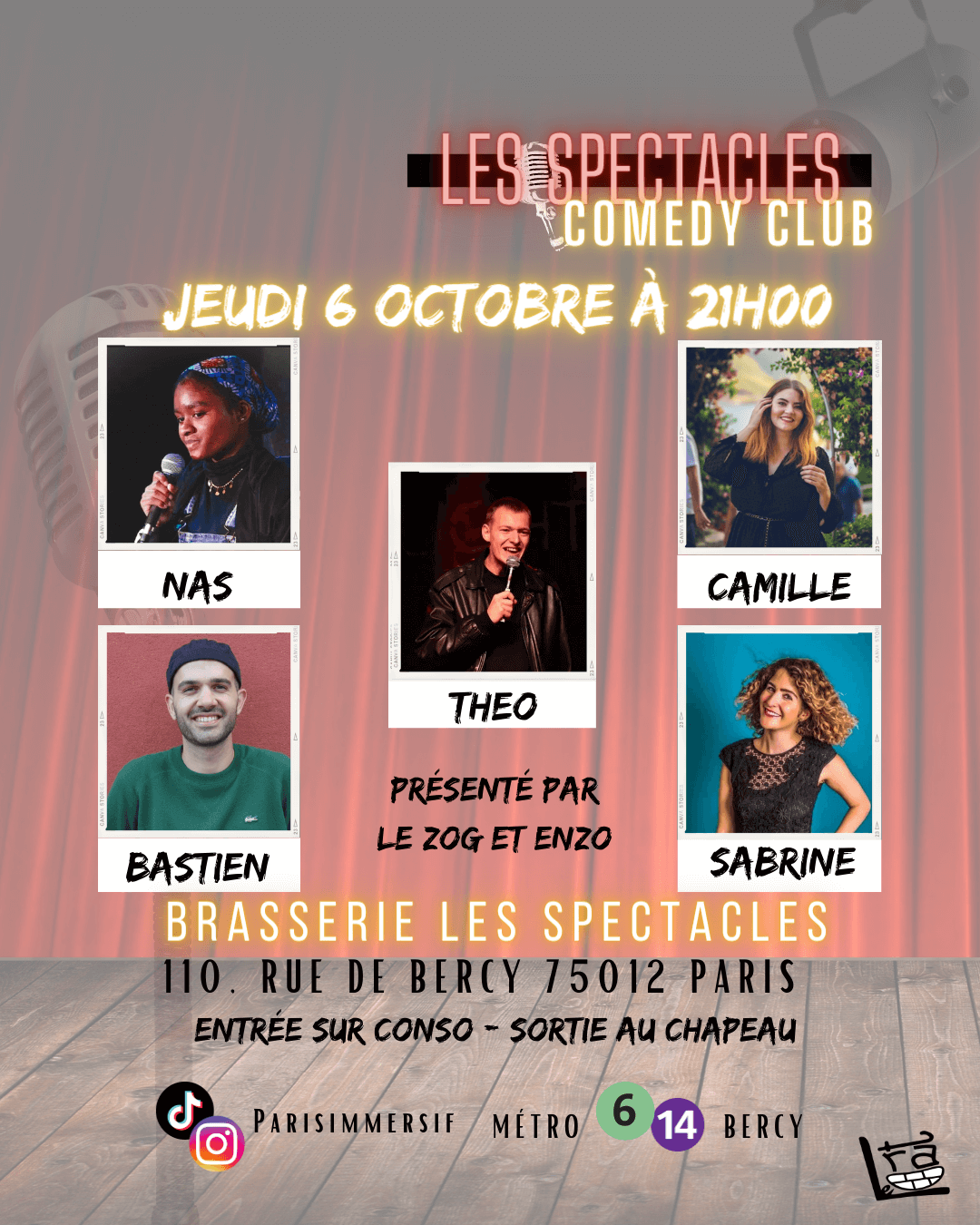 Les Spectacles Comedy Club | Le Trac
