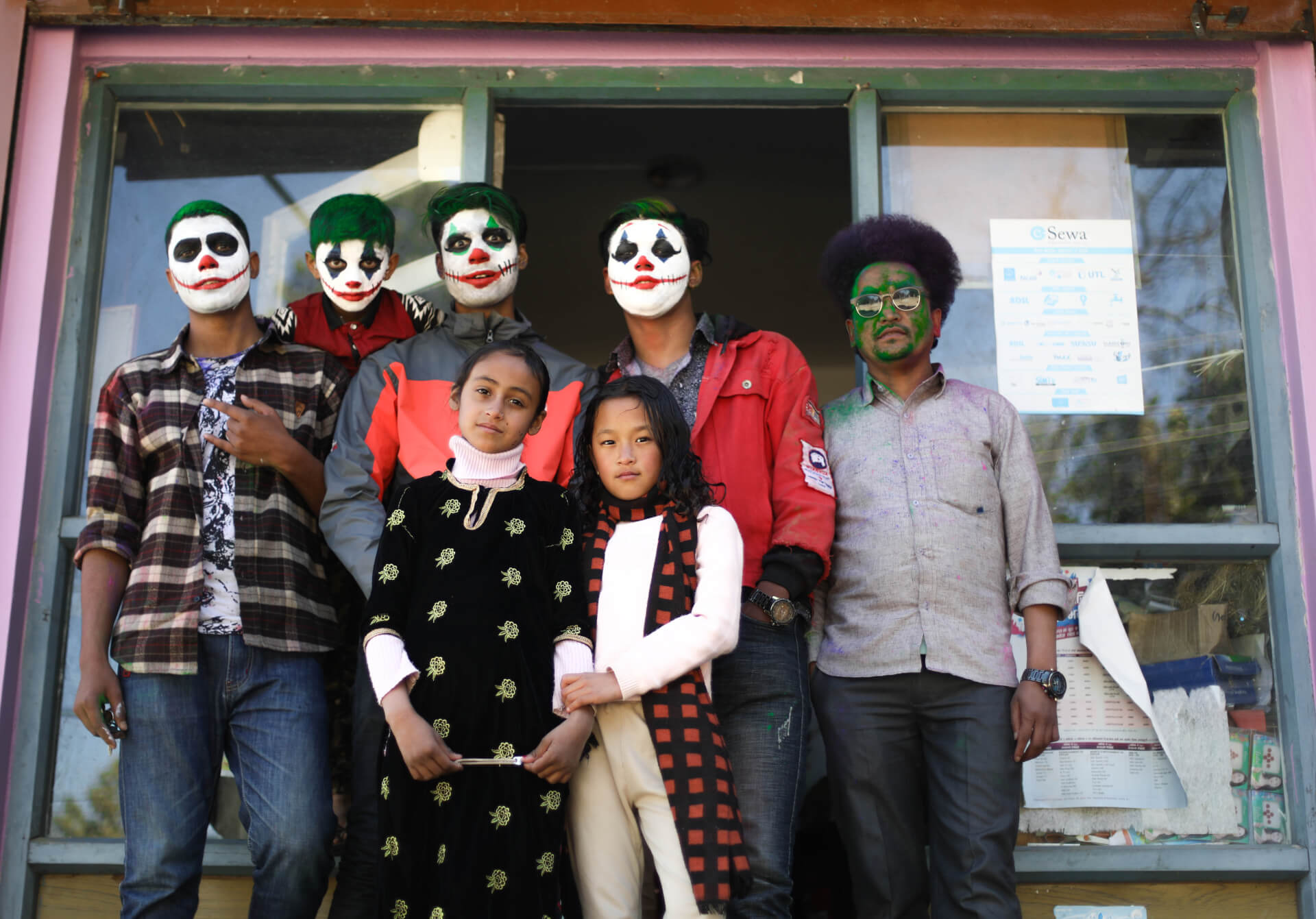 Holi clowns | Both Nomads