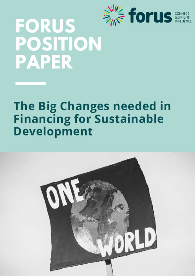 The Big Changes needed in Financing for Sustainable Development | Forus