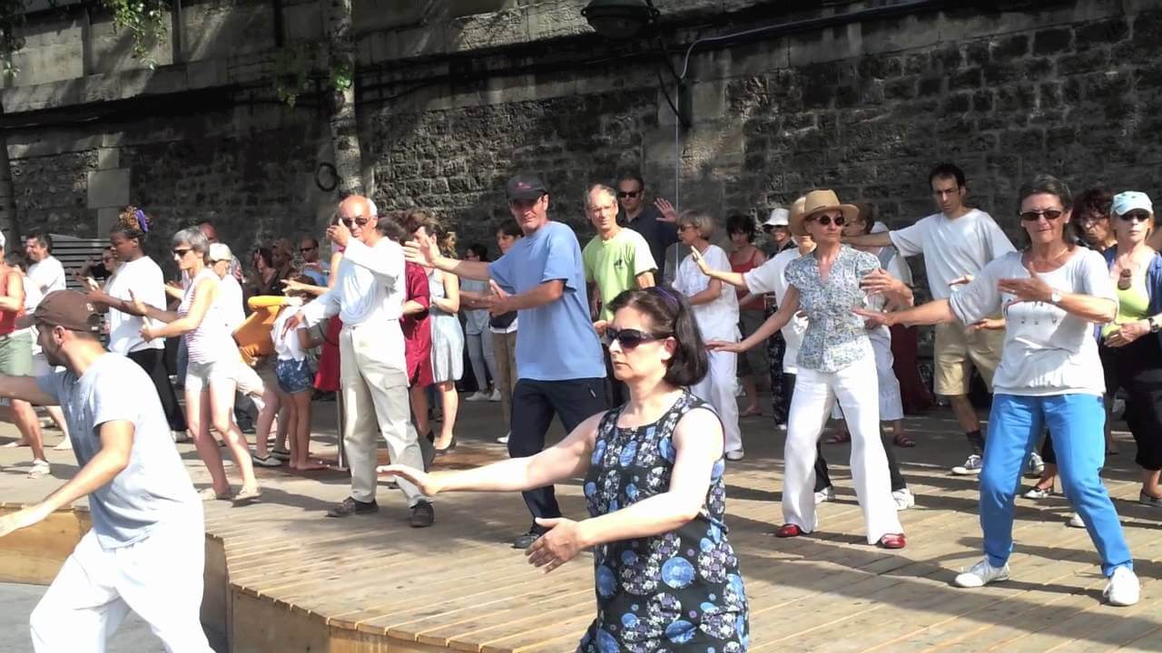 Taichi chuan à Paris plage 2012