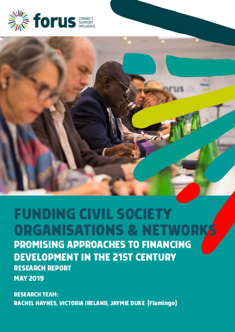 FUNDING CIVIL SOCIETY ORGANISATIONS & NETWORKS : “Promising approaches to financing development in the 21st century” (full report) | Forus