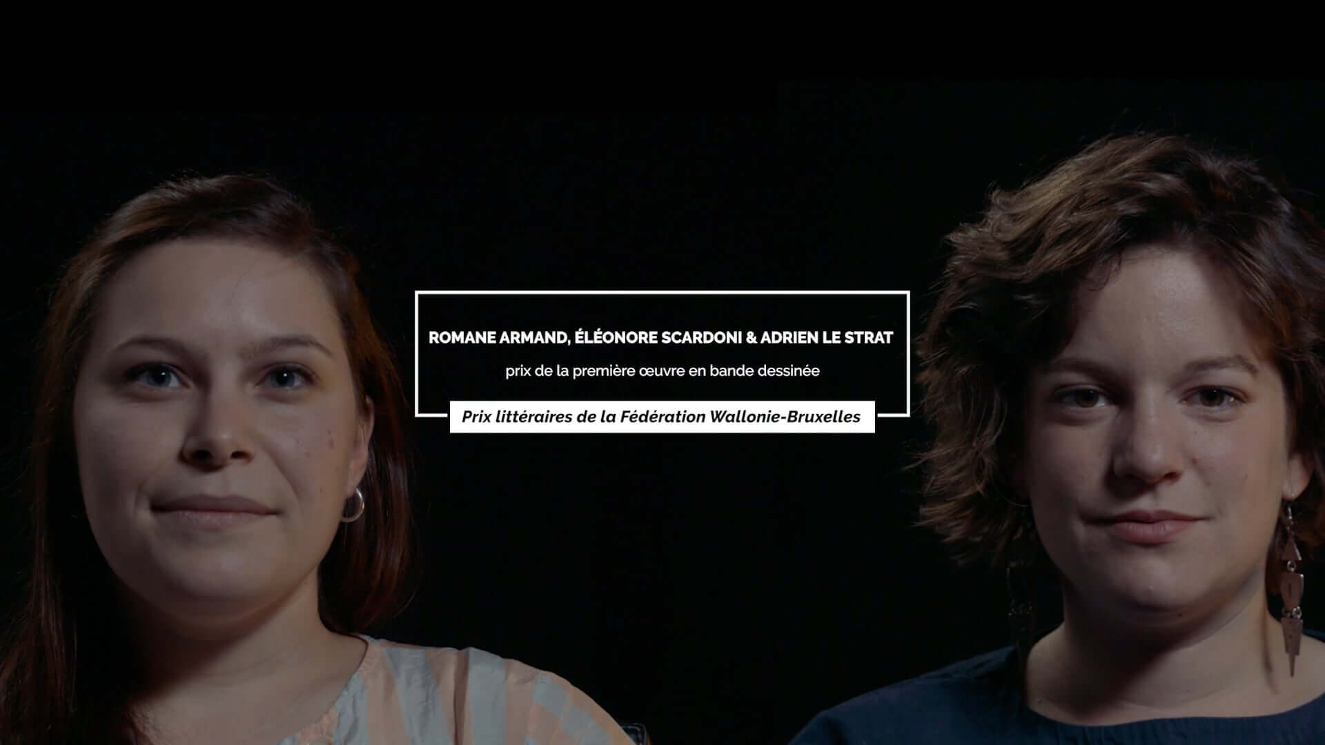 ROMANE ARMAND, ÉLÉONORE SCARDONI & ADRIEN LE STRAT - "Forgeries" - Prix de la première œuvre en bande dessinée
