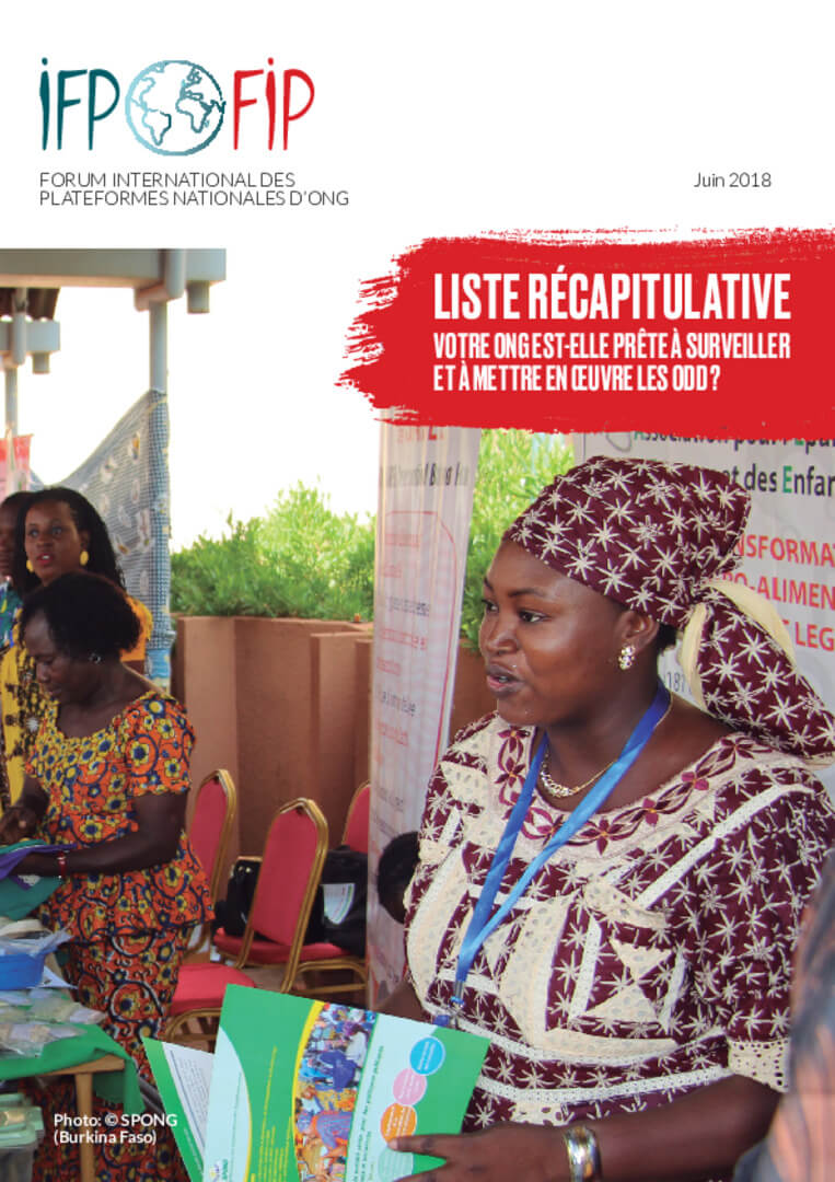 Checklist - Is your NGO ready to monitor and implement SDGs | Forus