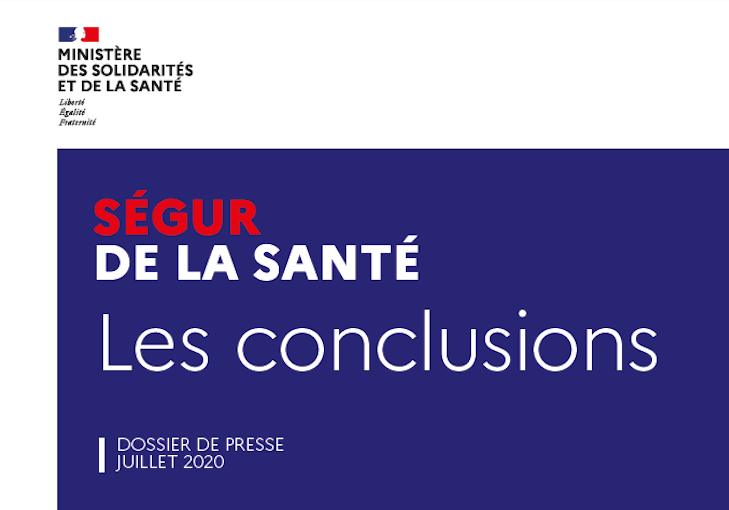 Conclusions du Ségur de la Santé | Alizé - Syndicat de kinésithérapeutes