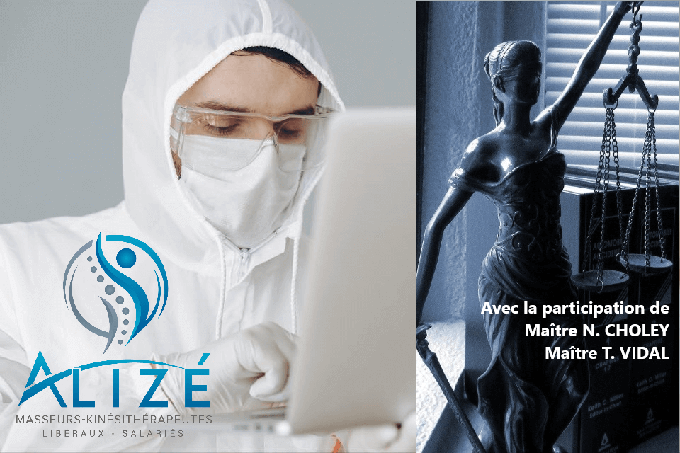 Webinaire Réouverture du cabinet - Jeudi 7/05 à 18h | Alizé - Syndicat de kinésithérapeutes